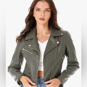 NEW Faux Leather Jacket